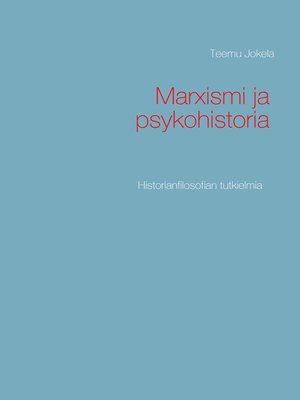 cover image of Marxismi ja psykohistoria